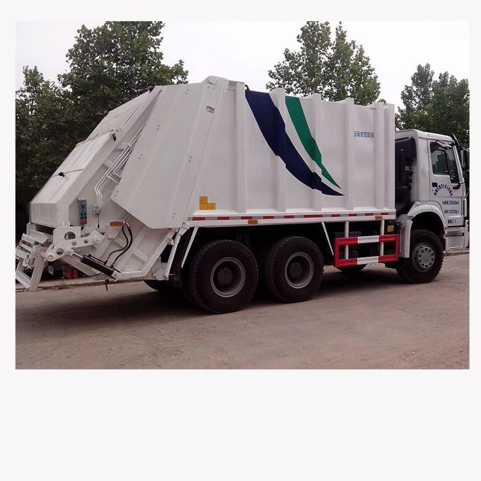 HOWO 6*4 16cbm - 18cbm Rear Load Garbage Truck 