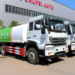 18 Cbm HOWO Water Tank Truck with Dual Circuit Compressed Air Brake System