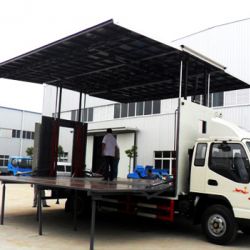 Dongfeng 10 Tons 50 M2 Outdoor Stage Promotion Truck Stage Truck with LED Screen