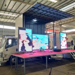 30sq. M Professional Supply Outdoor Display Mobile LED Advertising Truck Mobile Show Vehicle with Fo