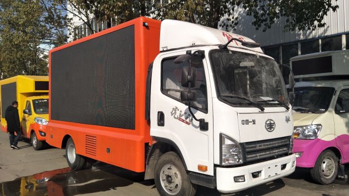 Professional Supply Outdoor Display Mobile LED Advertising Truck with Foldable Stage LED Video Truck 