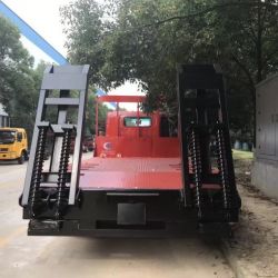 Factory Direct Sale 7 Tons Harvester Transport Low Bed Truck Machinery Transport Truck