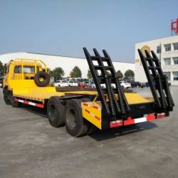 8X4 Tractor Head Excavator Transport 25 Tons Low Bed Truck Asphalt Paver Carrier Truck