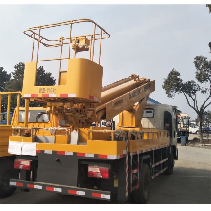 Dongfeng 14 Meter Hydraulic Articulated Booms Aerial Bucket Truck Aerial Lift 