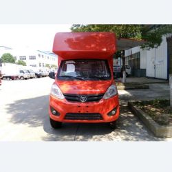 Factory Direct Sale Foton 4X2 Meat Vegetable Food Refrigeration Van Truck for Frozen Food Mobile Sho