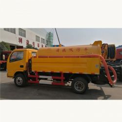 Dongfeng 4X2 5000L Vacuum Sewage Suction Tanker Truck Septic Tank Truck