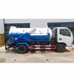 Dongfeng Vacuum Truck 4cbm Sewage Suction Truck Liquid Sewage Truck