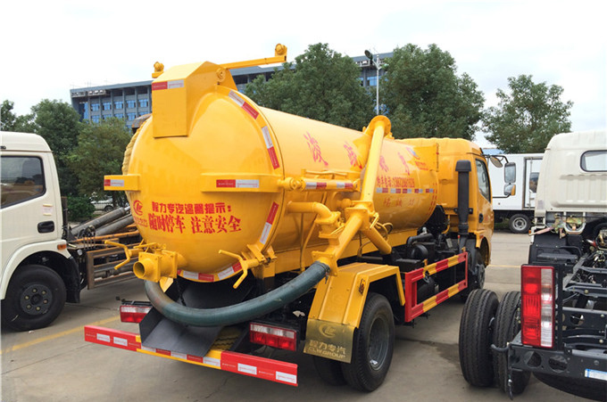 High Pressure Vacuum Sewage Suction Truck Septic Tank Cleaner 