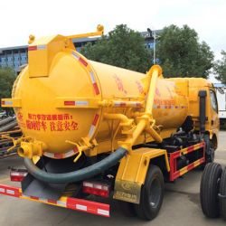 High Pressure Vacuum Sewage Suction Truck Septic Tank Cleaner