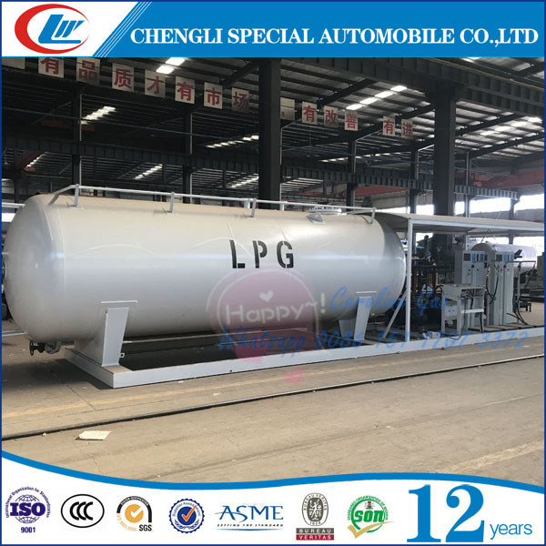 Nigerian Design 20ton LPG Tank 5ton LPG Skid Mounted Station 