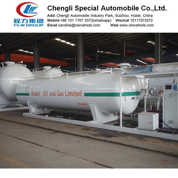 Cylinder 50000liters LPG 50cbm Gas Skid Plant Filling Station 