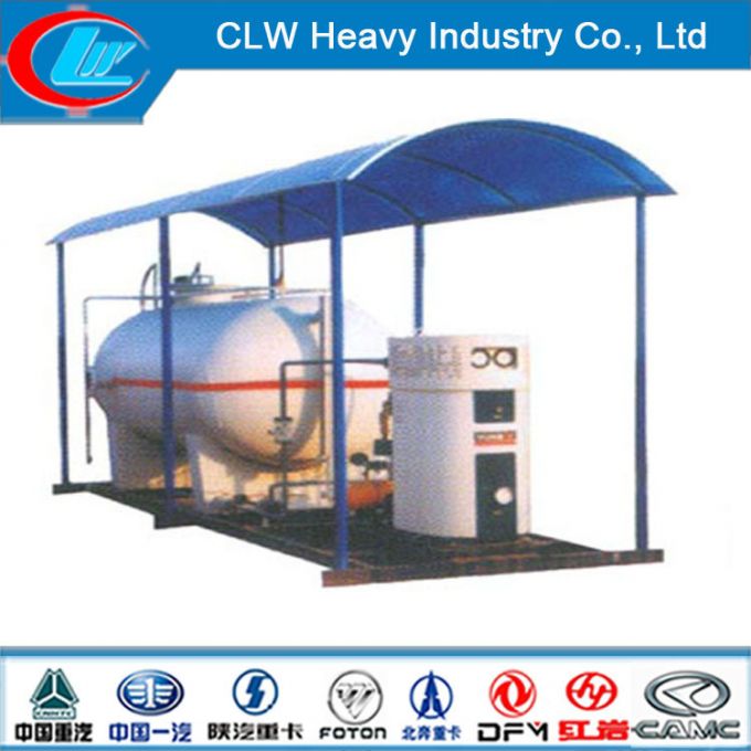 5-20 Tons LPG Mounted Filling Station for Cylinder Cooking Gas 