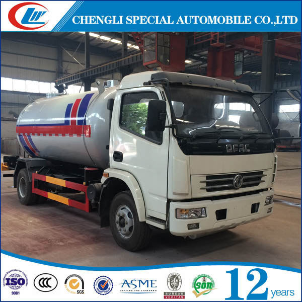 Dongfeng 6 Wheel 5cbm LPG Road Tank Truck 