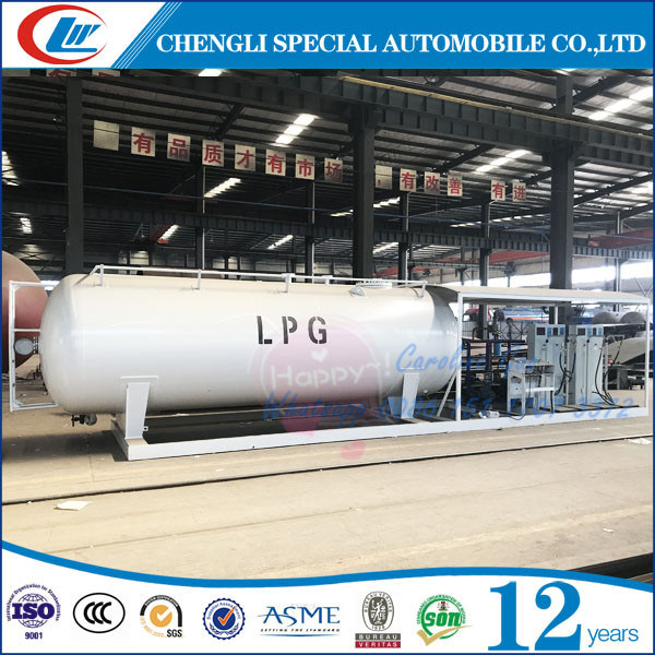 Mobile 5ton LPG Filling Station 10ton LPG Tank with Skid 