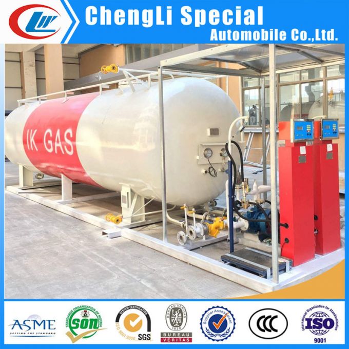 6metric Ton LPG Automatic Gas Filling Station Mobile LPG Filling Plant for Nigerian Market 