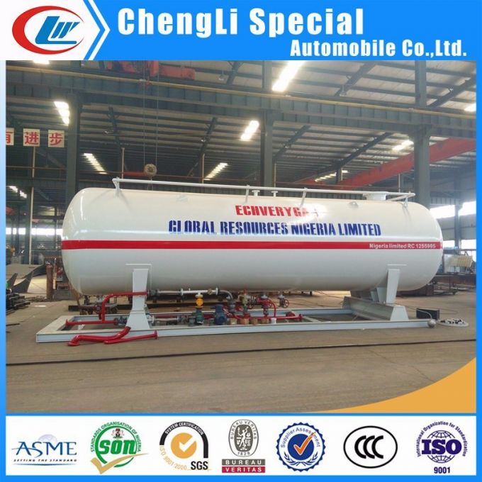 15metric Tons LPG Gas Filling Station Mobile LPG Filling Cylinders Plant 