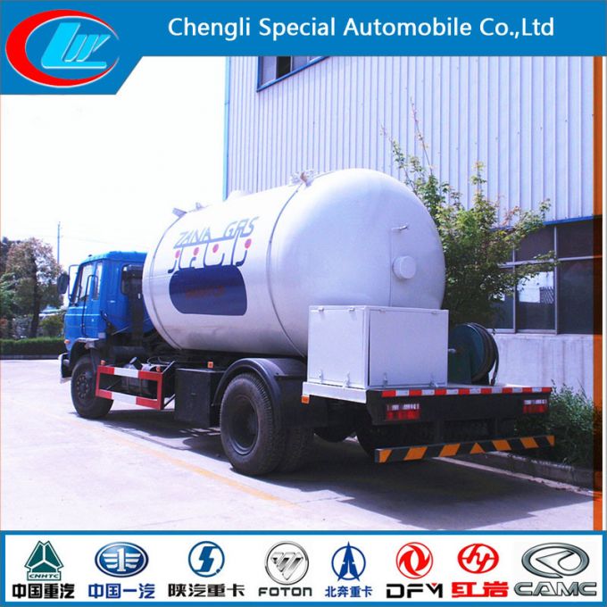  Dongfeng 6 Wheels 5500L LPG Gas Filling Truck 