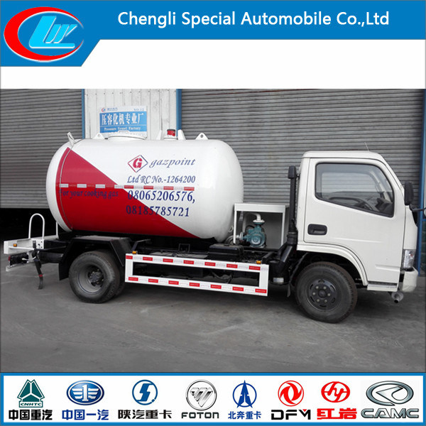 5000liters Mobile LPG Filling Truck for Nigeria 