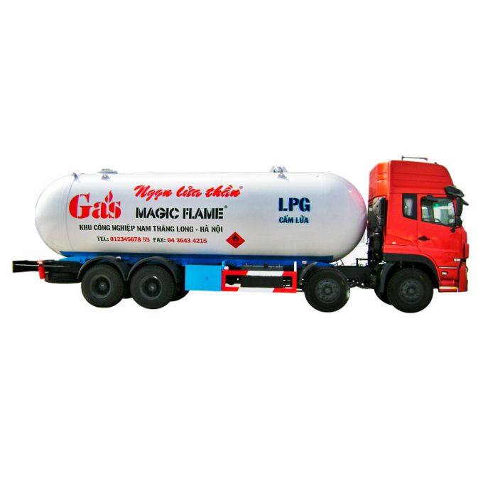 4 Axles 8*4 LPG Tanker Truck for Africa Market 