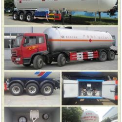 China 58000L LPG Transportable Tank Semi Trailer