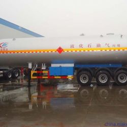 3 Axle 56 Cbm LPG Tanker Semi Trailer, Best LPG Tank with Cheap Price