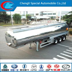 Saso 3 Axles Aluminium Alloy Fuel Tank Trailer