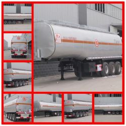 Carbon Steel 3 Axle Petroleum Tank Trailer, 50cbm Fuel Trailer, 40m3 Oil Tanker Trailer for Sale