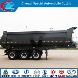 Hottest! 30ton 40t 50000kg U Shape Heavy Duty Dump Trailer