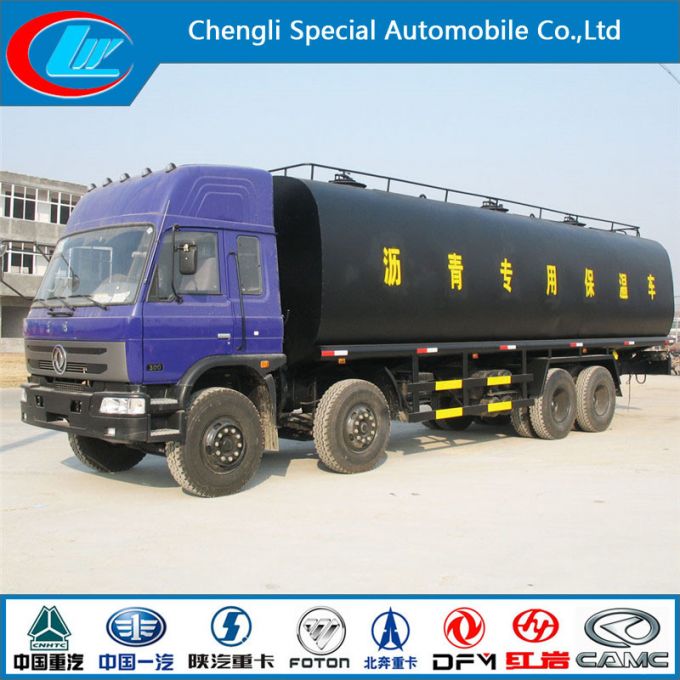 Dongfeng 8X4 Heated Asphalt Bitumen Tanker Truck 