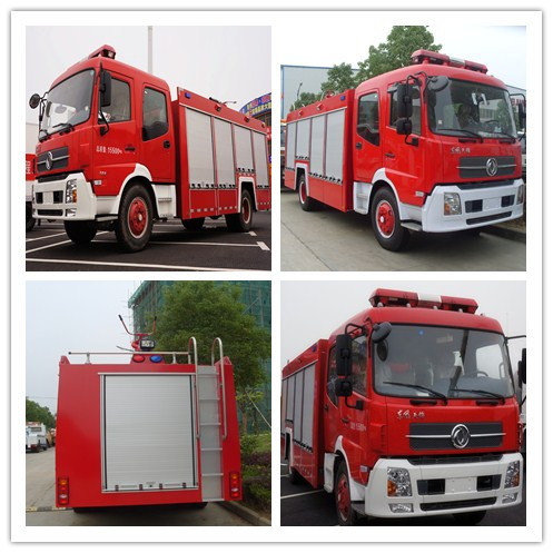 4*2 Dongfeng Fire Fighting Trucks with 8cbm 