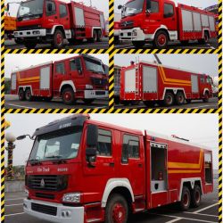 Isuzu Water Tank Fire Engine Truck HOWO Fire Fighting HOWO Water Foam Tank Fire Truck for Sale