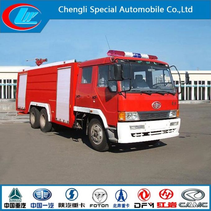 Faw 6*4 15 Cbm 360HP Fire Fighting Truck 