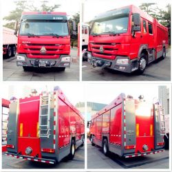 Good Quality Sinotruk HOWO Fire Truck Volume 5cbm-10m3, Fire Fighting Truck with Fire Extinguisher,