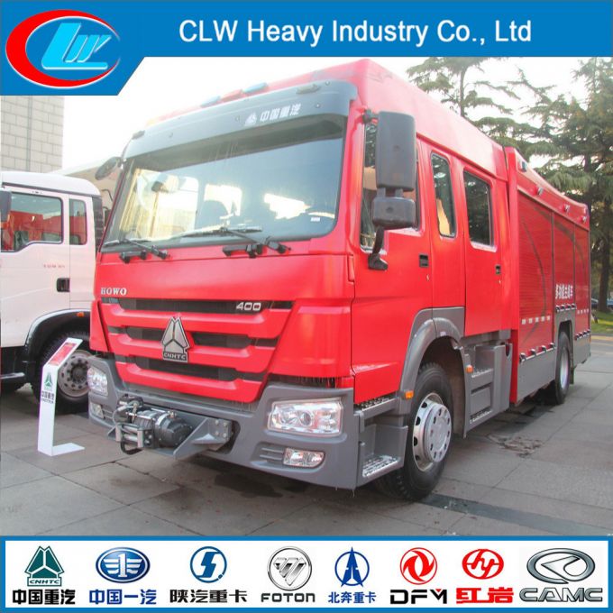 China′s High Quality Fire Truck 4X2 Water Fire Truck HOWO Fire Fighting Truck 