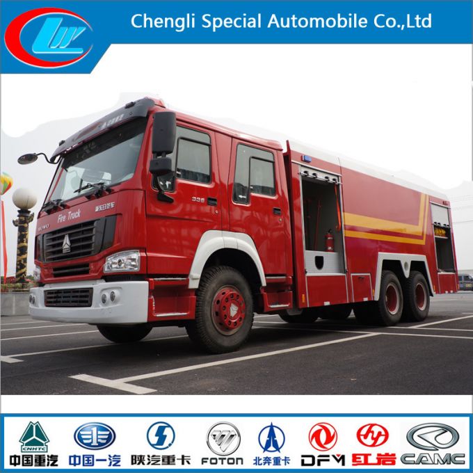 Sinotruk 6X4 Water and Foam Fire Truck 