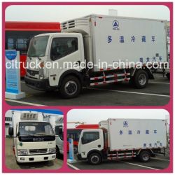 Freezers Type Dongfeng 95HP 4X2 Mini Refrigerator Truck