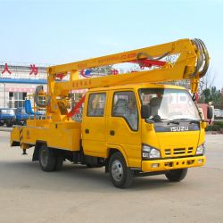 Isuzu High Altitude Operation Truck Tree Pruning Truck Cherry Picker