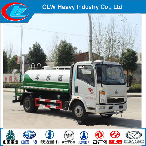 HOWO 4~5cbm 4X2 Water Cart 