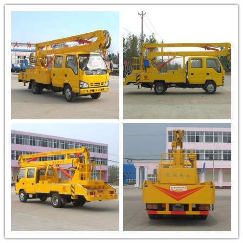 6 Wheels 16m High Platform/Altitude Operation Truck Images 1