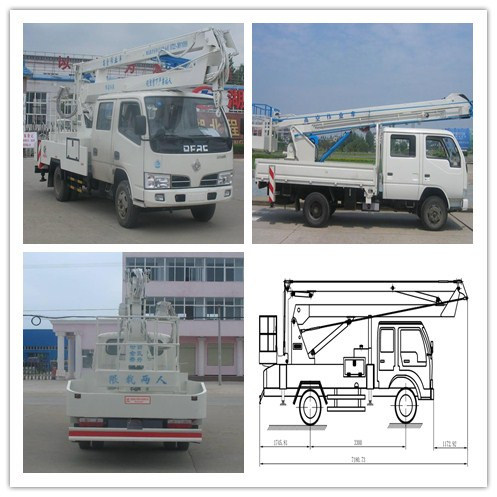 Dongfeng 4*2 High Altitude Operation Trucks 