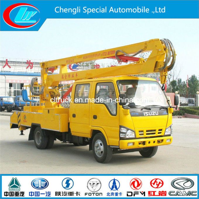 Factory Supply 12m 16m 20m Isuzu High Altitude Operation Truck 