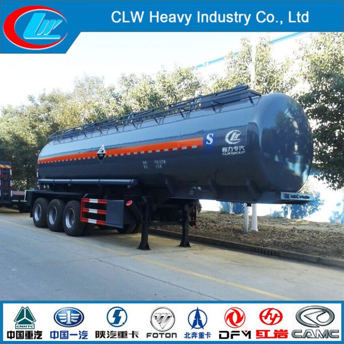 Volume 40000L Chemical Liquid Transportation Semi Trailer 