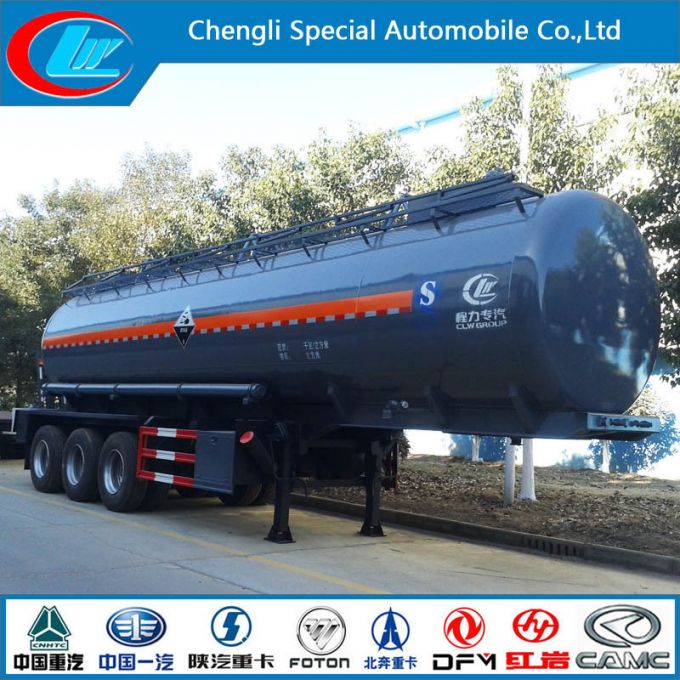 Good Quality Liquid Chemical Trailer Hydrochloric Acid Delivery Truck. 