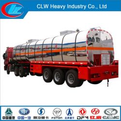Heavy Duty 40-60cbm Chemical Liquid Tanker Semi Trailer with Tractor
