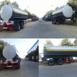 New Design 2 Axle Chemical Liquid Delievry Semi Trailer