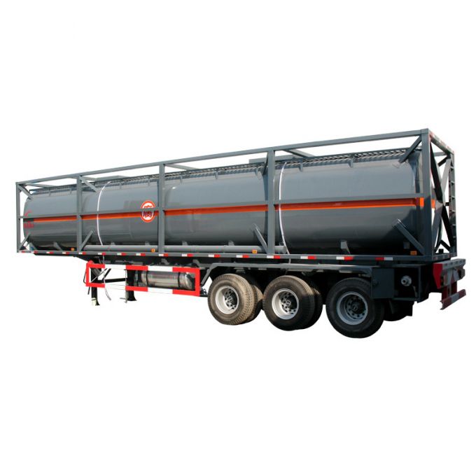 40 Ton Chemical Liquid Transport Tanker Semi Trailer 