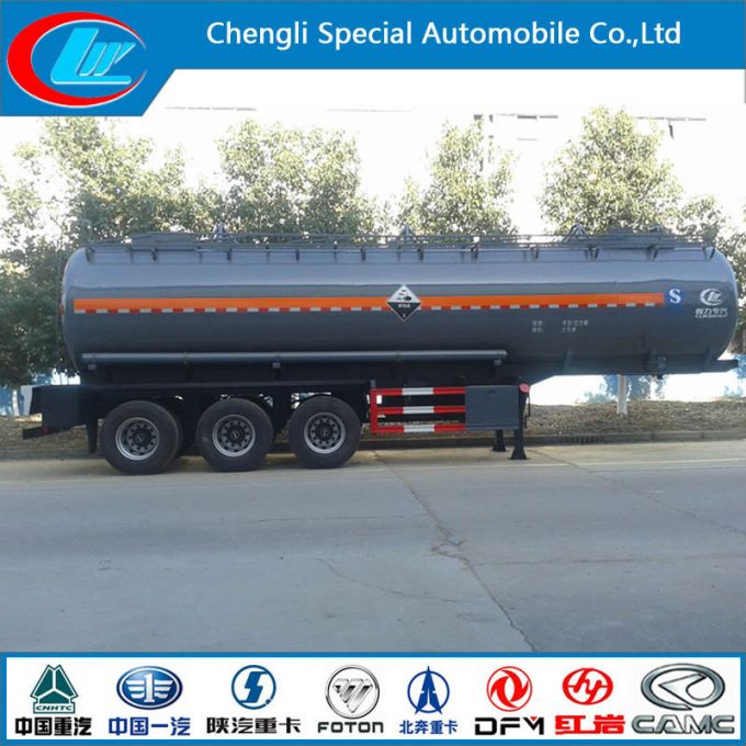 China Manufactured Chemical Tanker Trailer Good Quality Chemical Trailer Low Price Chemical Tanker 