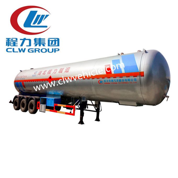 3 Axles 40cbm 20ton Transportation Chemical Liquid Semi Trailer 