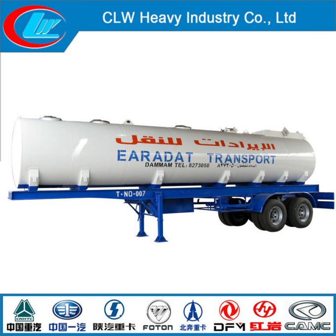 Chemical Liquid Semi Trailer Different Material Can Be Choosen Images 1