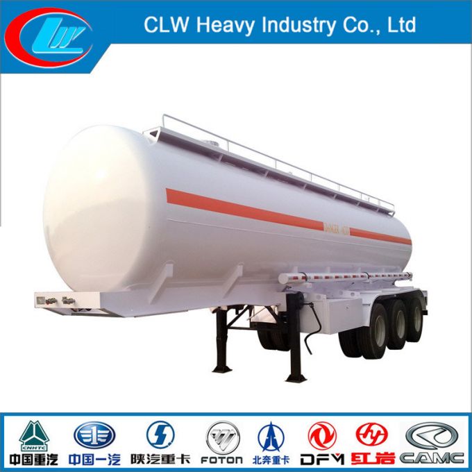 High Quality Loading 40t Sulfuric Acid Tank Trailer Images 1